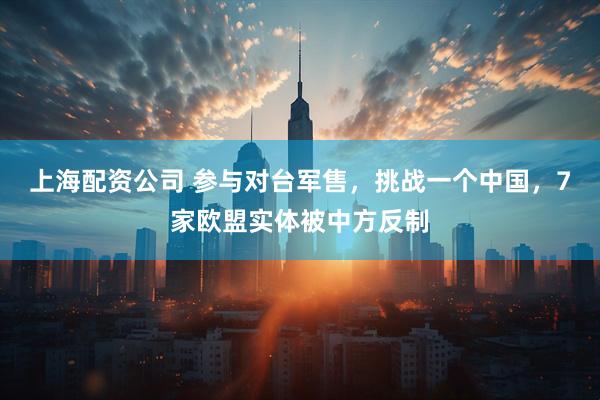 上海配资公司 参与对台军售，挑战一个中国，7家欧盟实体被中方反制
